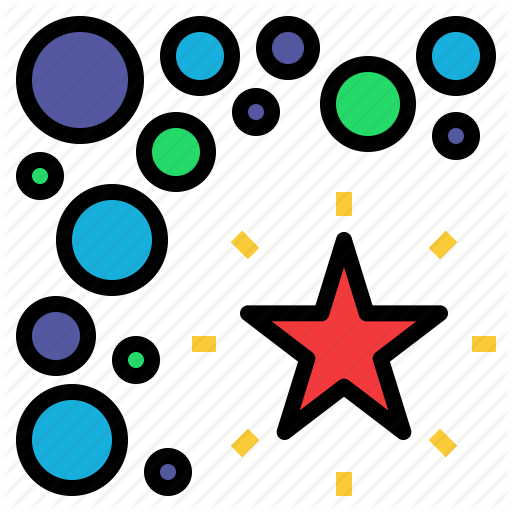 Bubble, Different, Differentiation, Distinguish, Star, Various Icon