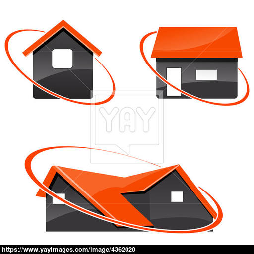 Illustration Of Different Home Icons Image