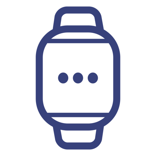 Digital Watch Stroke Icon