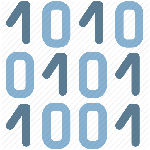 Binary, Bits, Code, Digital Icon