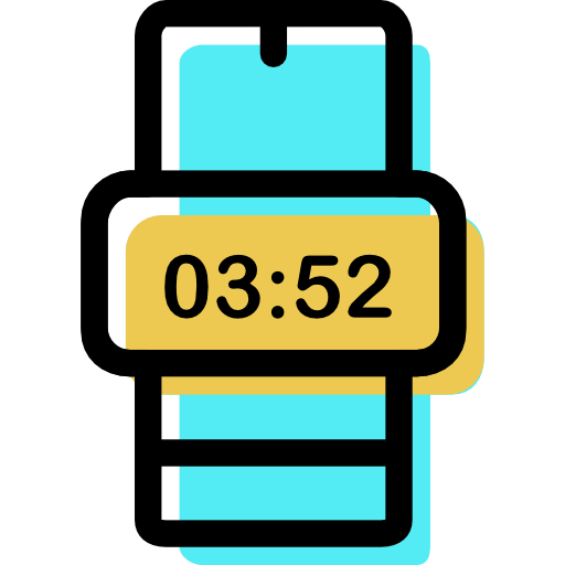 Wristwatch, Digital Icon Free Of Time Assets Icons