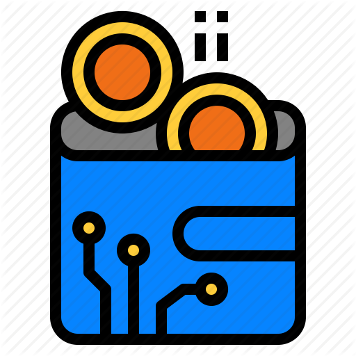 Bitcoin, Cryptocurrency, Digital, Wallet Icon