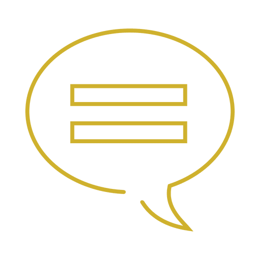 Yellow Cloud Bars Icon