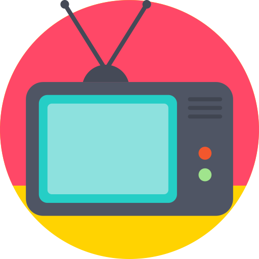 Box, Cable, Mintie, Screen, Set, Television, Tv Icon