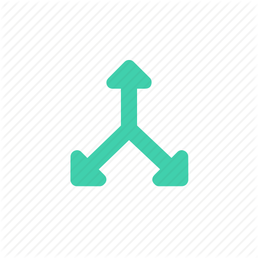 Arrow, Center, Cross, Direction Icon