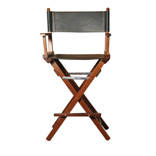 Black Leather Director's Chair