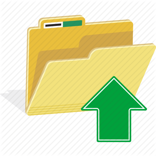 Directory, Documents, File, Folder, Storage, Upload Icon