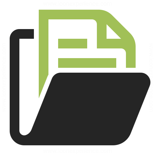 Folder Document Icon Iconexperience