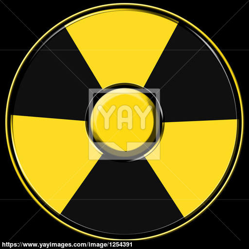 Warning Symbol Of Radiation Image