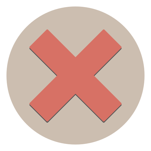 Discard, Remove, Cancel, X, Exit, Close, Delete Icon