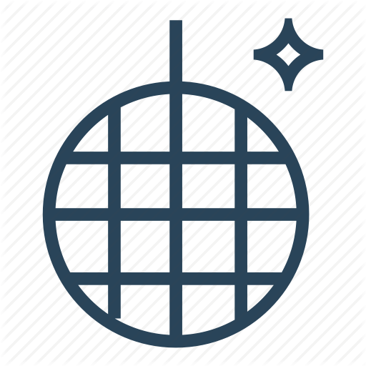 Club, Disco, Disco Ball, Music, Nightlife, Party Icon