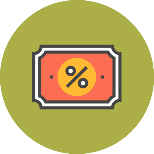 Discount, Coupon Icon Free Of Flat Line Ecommerce