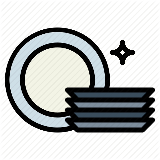 Clean, Dish, Dishes, Dishware Icon