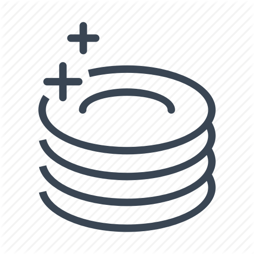 Clean, Dish, Dishes, Plates, Wash Icon