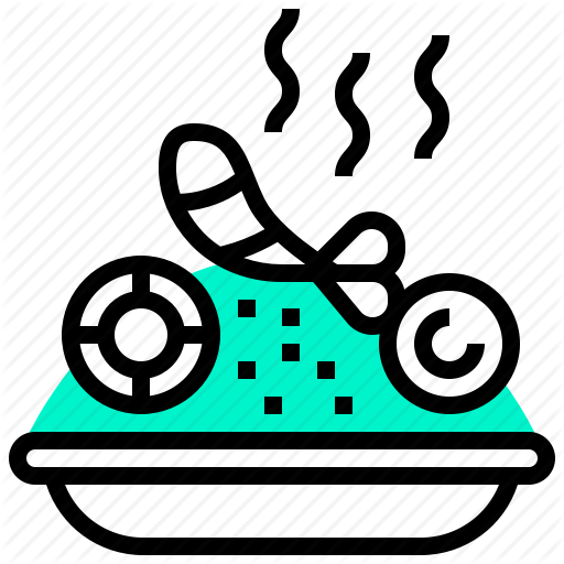 Dish, Food, Fried, Rice, Shrimp Icon