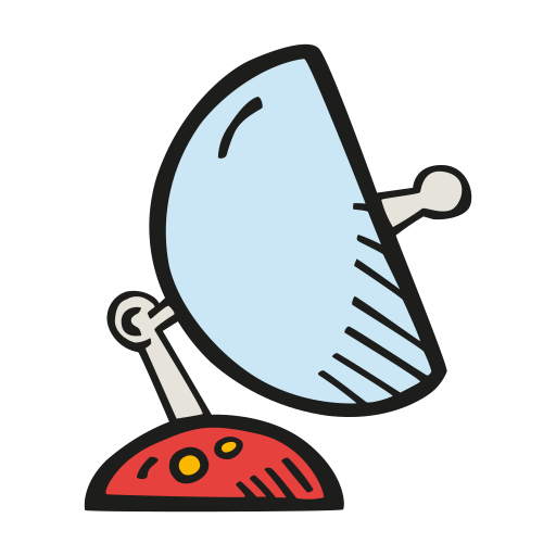 Space Satellite Dish Icon Free Space Iconset Good Stuff No