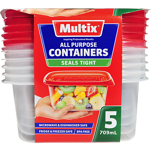Multix Plastic Containers All Purpose