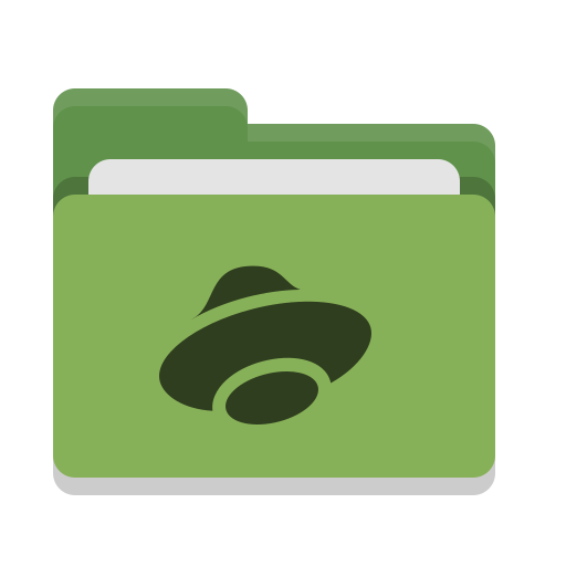 Folder, Green, Yandex, Disk Icon Free Of Papirus Places