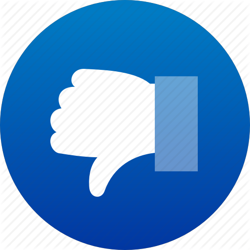 Dislike, Hand, No, Thumb Down, Vote, Voting Icon