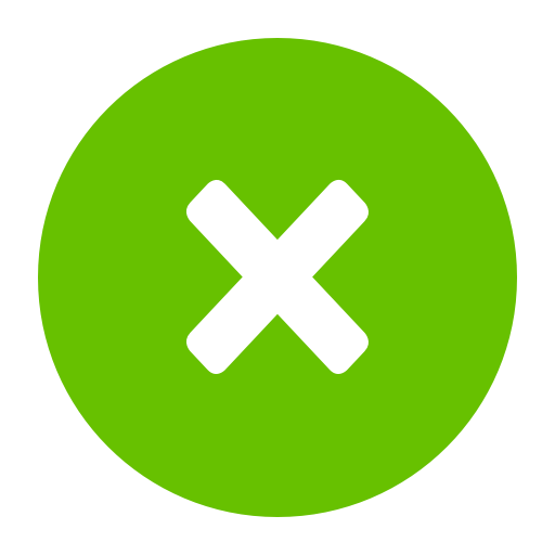 Dismiss, Cancel, Remove, Delete, Close, Minus, Exit Icon