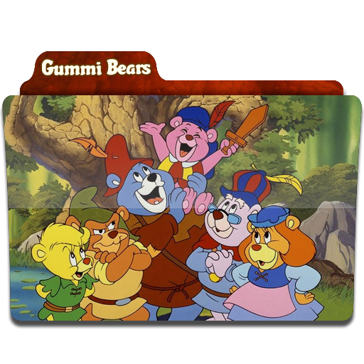 Gummi Bears Icon Tv Show Folder Iconset Jenny Jenkins