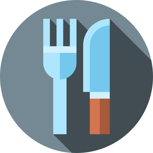Restaurant Fork And Knife Map Icon Disney