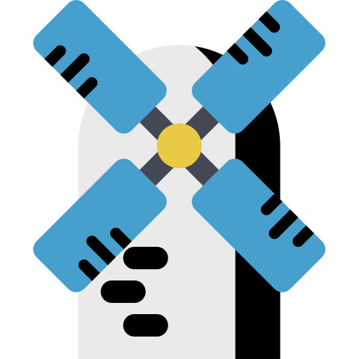 Netherlands Windmills Icon With Png And Vector Format For Free