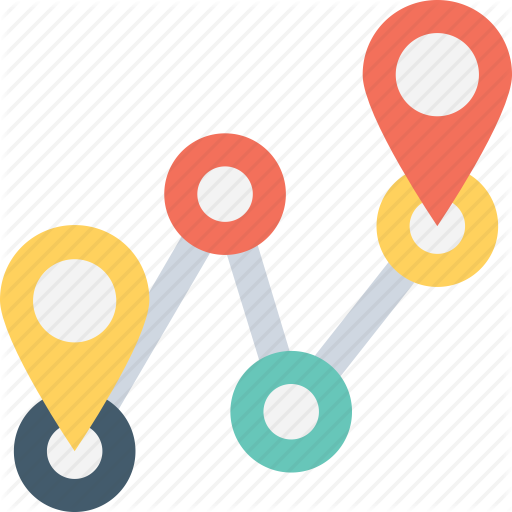 Distance, Gps, Location, Location Finder, Map, Route Icon