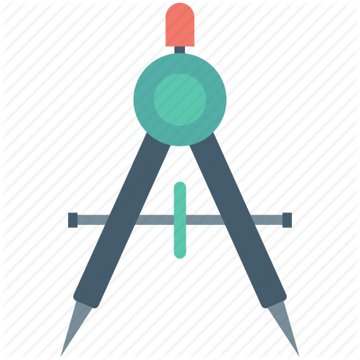 Compass, Divider, Drawing, Geometrical Compass, Geometry Tool Icon