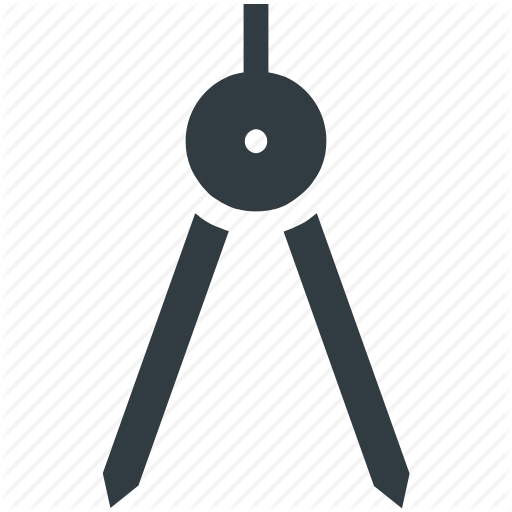 Compass, Divider, Drawing, Geometry, Protector Icon