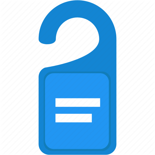 Do Not Disturb, Door Hanger, Hanger, Sign, Signs, Sleeping Icon