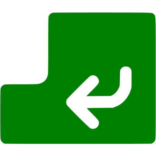 Green Enter Icon
