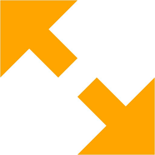 Orange Fullscreen Enter Icon