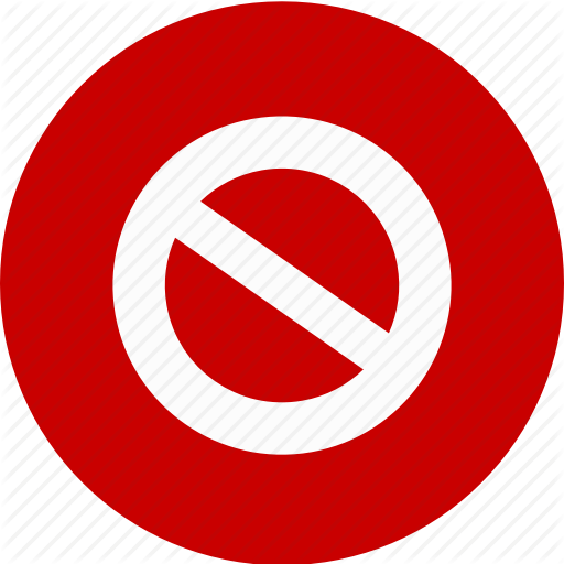 Do Not Do, Error, Stop, Violation, Warning Icon