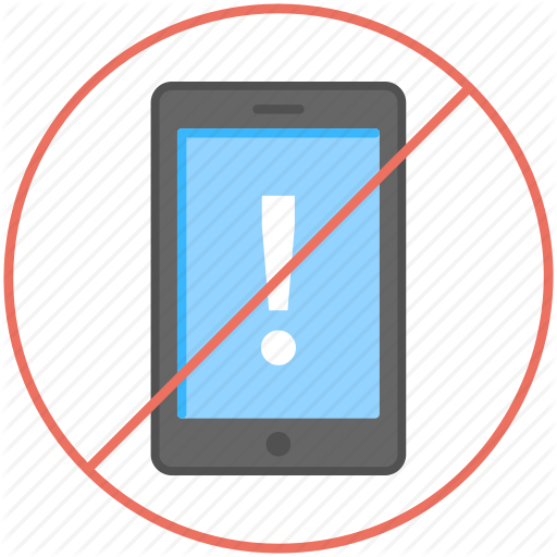 Do Not Use Mobile, Mobile Prohibited Sign, Mobile Restricted