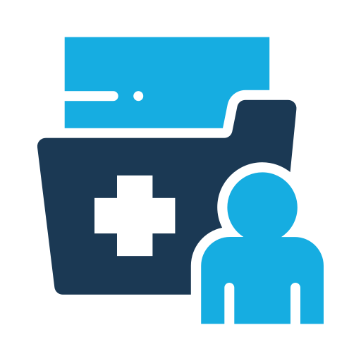 Folder, Medical Patient Icon Free Of Medical Flat Color