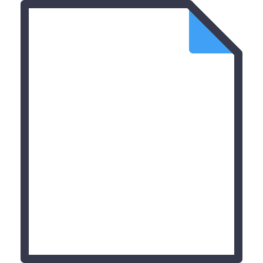 Document, Empty, Icon Free Of And Document Blue