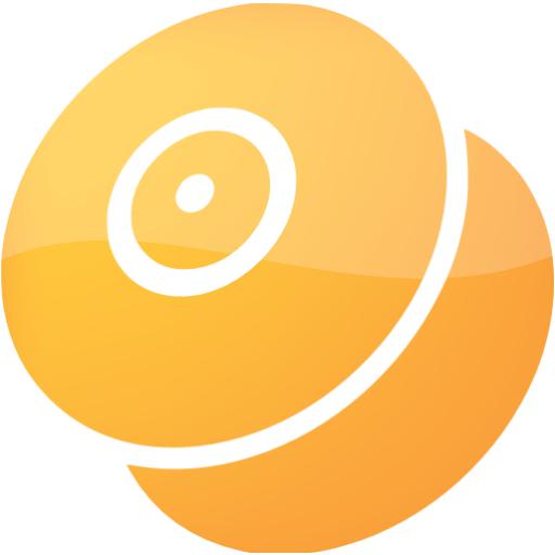 Web Orange Cymbals Icon