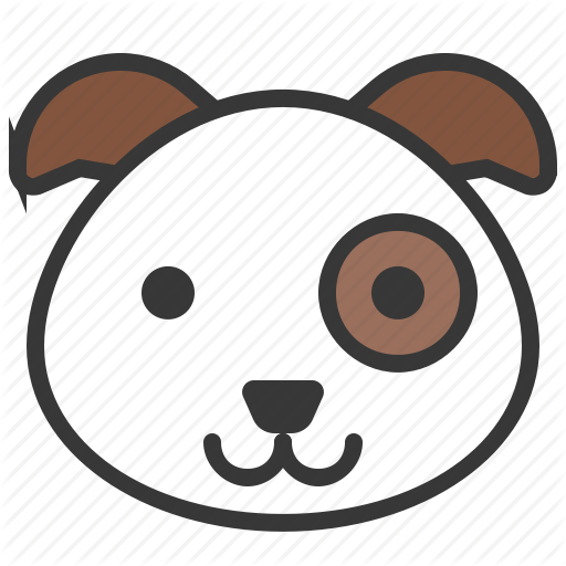 Animal, Cute, Dog, Face, Head, Pet Icon