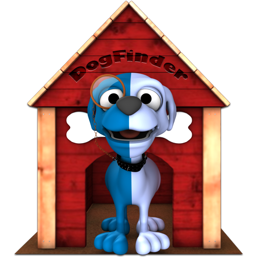 Dog Finder House Icon