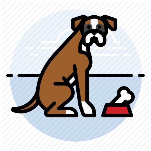 Boxer, Dog, With Icon