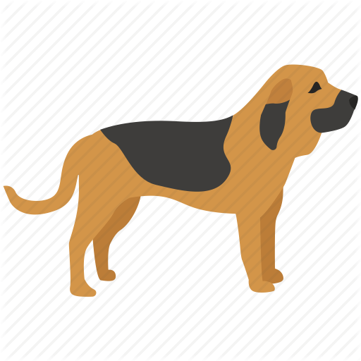 Blood, Bloodhound, Dog, Hound, Sniffer, Tracking Icon