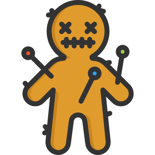 Halloween, Horror, Terror, Spooky, Scary, Fear, Voodoo Doll Icon