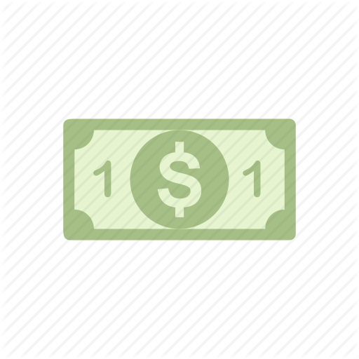 Bill, Money, One, One Dollar Icon