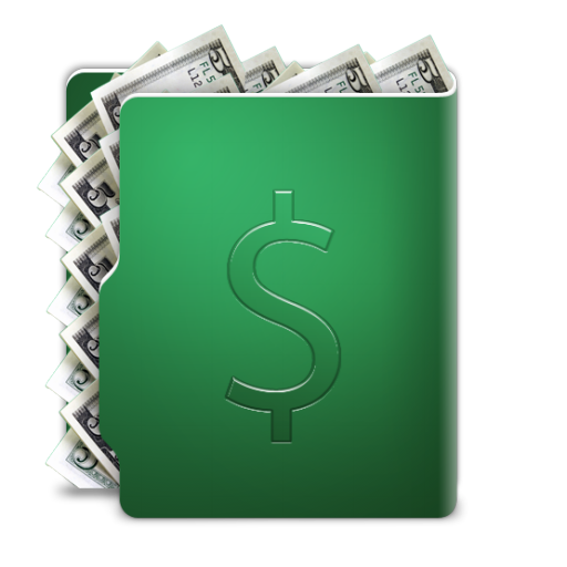 Dollar Folder Icon Aquave Cash Iconset Tribalmarkings