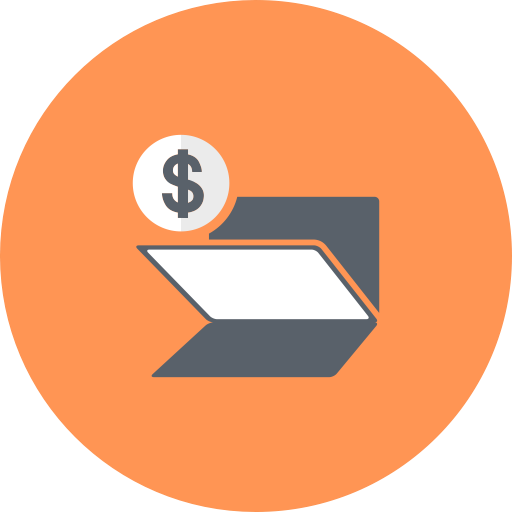 Dollar, Banking, Folder Icon