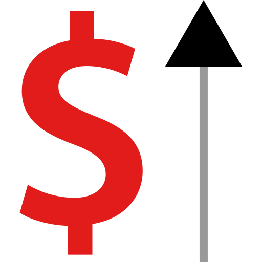 Dollar Increase Png Icon