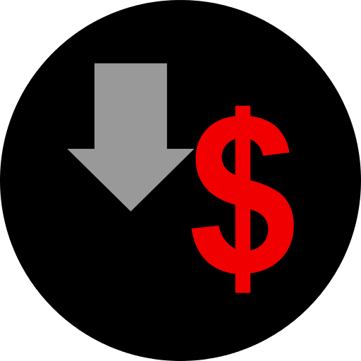 Dollar Low Png Icon
