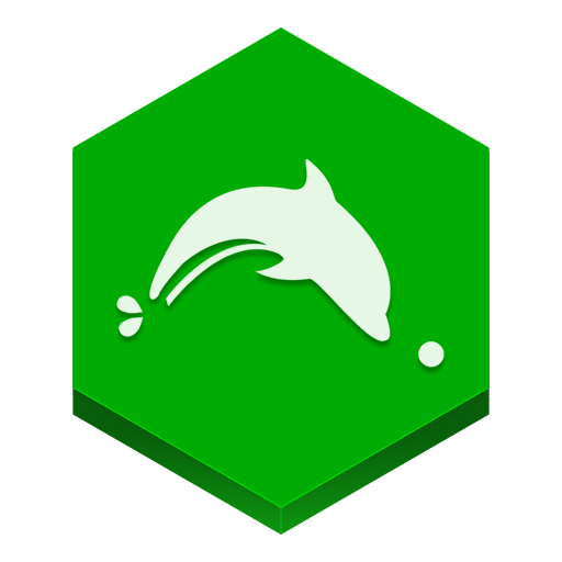 Dolphin Browser Icon Hex Iconset