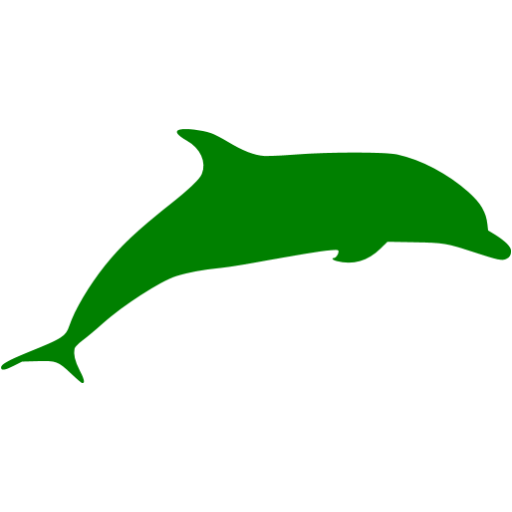 Green Dolphin Icon